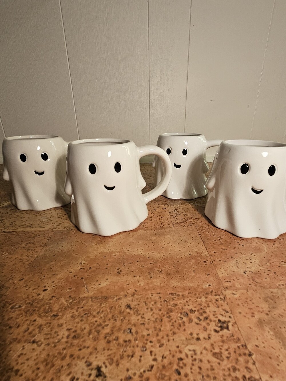 Set Of 4 Ghost Mugs